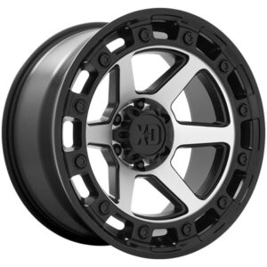 KMC RAID XD862 SATIN BLACK MACHINED,  (17X9 ET0 5X127)