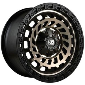 KING KING ZOMBIE, ZOMBIE SATIN BLACK MACHINED BRONZE (17X9 ET12 6X139.7)